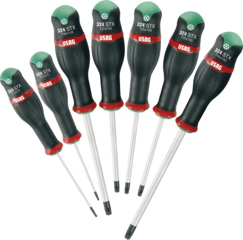 Serie di 7 cacciaviti Torx Usag 324 STX/S7