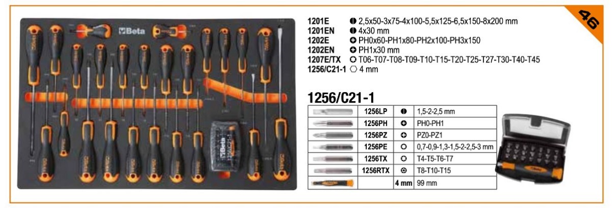 Beta utensili cassettiera porta attrezzi con 7 cassetti - art