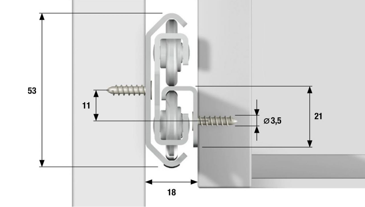 Coppia guide telescopiche a sfera per cassetto OMGE 391 - cm 70 - Cod.  391/60 - ToolShop Italia