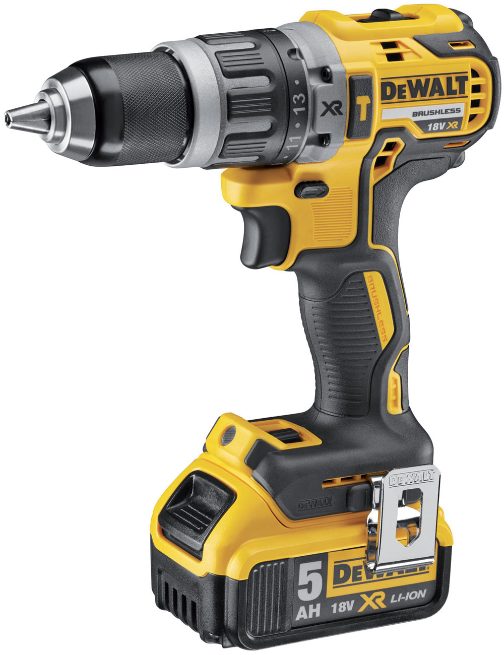 Kit Dewalt 18V DCK353P4T avvitatore + tassellatore SDS Plus +  smerigliatrice ø 125mm - Cod. DCK353P4T-IT - ToolShop Italia