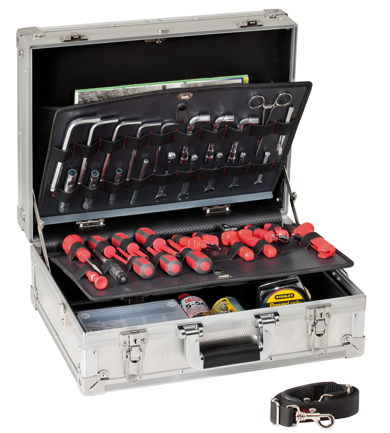 Trolley Porta Attrezzi Valigetta Porta Utensili In Alluminio