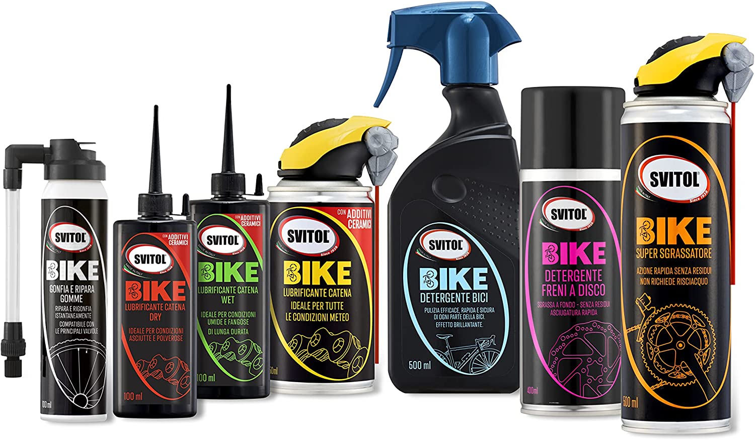 Svitol Bike DRY lubrificante per catena bicicletta Giro d'Italia 100ml -  Cod. 4369 - ToolShop Italia