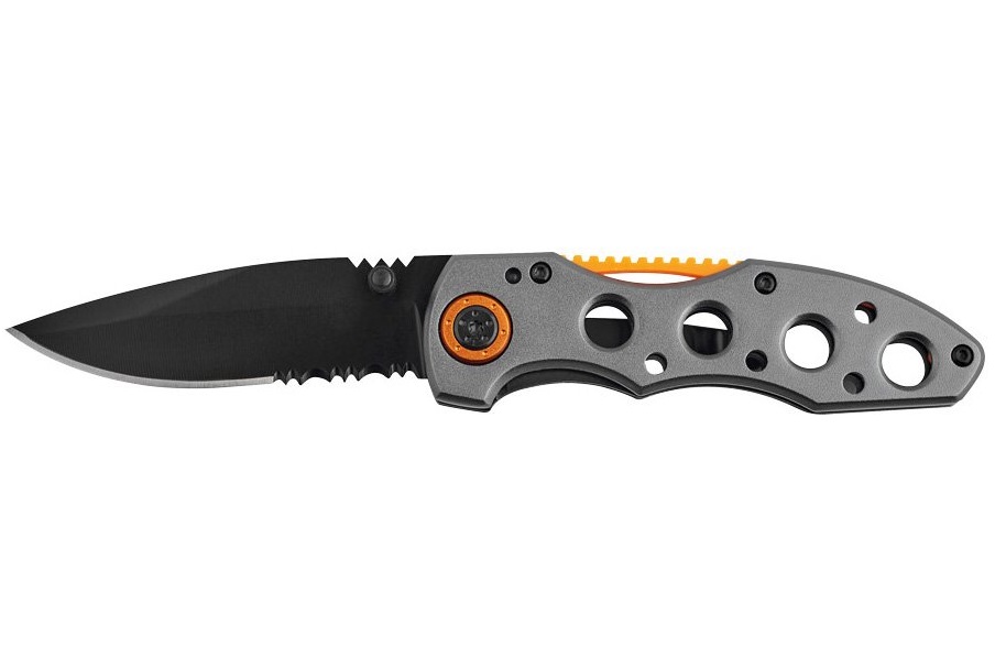 Coltello tascabile cm18 manico in alluminio con clip Ausonia 26358 - Cod.  26382 - ToolShop Italia