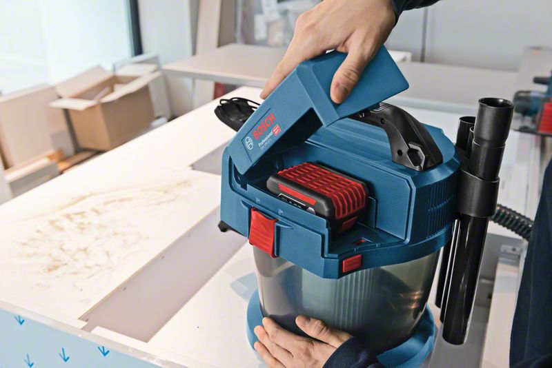 Aspirapolvere a batteria Bosch GAS 18V-10 L (senza batterie) - Cod.  06019C6300 - ToolShop Italia