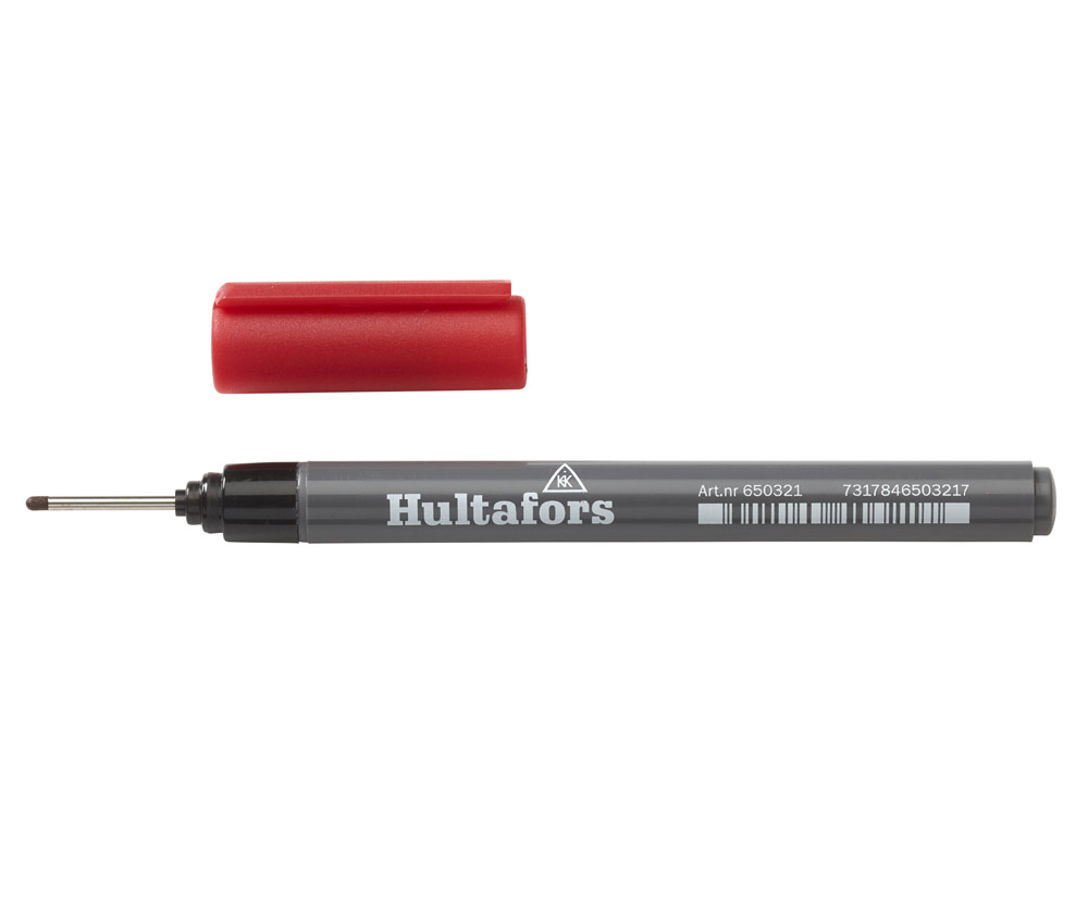 Pennarello marcatore di precisione Hultafors - colore rosso - Cod. 650320 -  ToolShop Italia