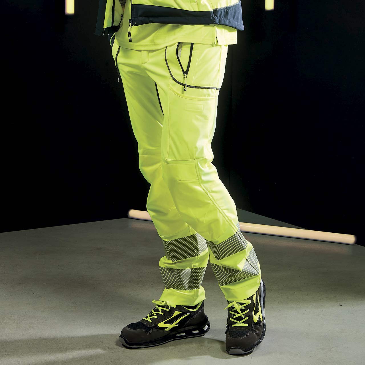 Upower pantaloni da lavoro uomo lunghi REN FLUO HL186YF - taglia 52 - Cod.  HL186YF-52 - ToolShop Italia