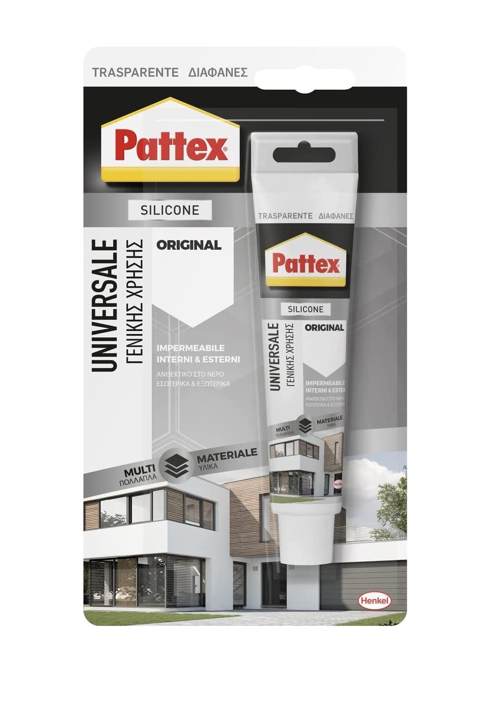 Pattex silicone universale trasparente 50ml - Cod. 2721072
