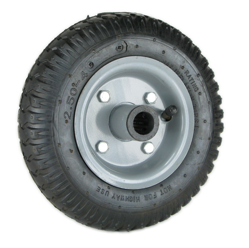Roue Complète Union ECOVELÒ 3.00-4 (260x85) - Pneu Renforcé Avec Chambre à Air Pour Chariot, Porte-bagages