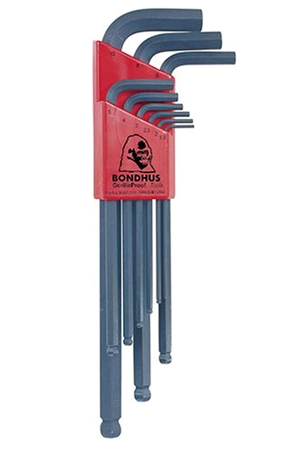 Serie 9 chiavi esagonali brugola testa sferica BONDHUS 10999 Balldriver  BLX9 - Cod. 10999 - ToolShop Italia