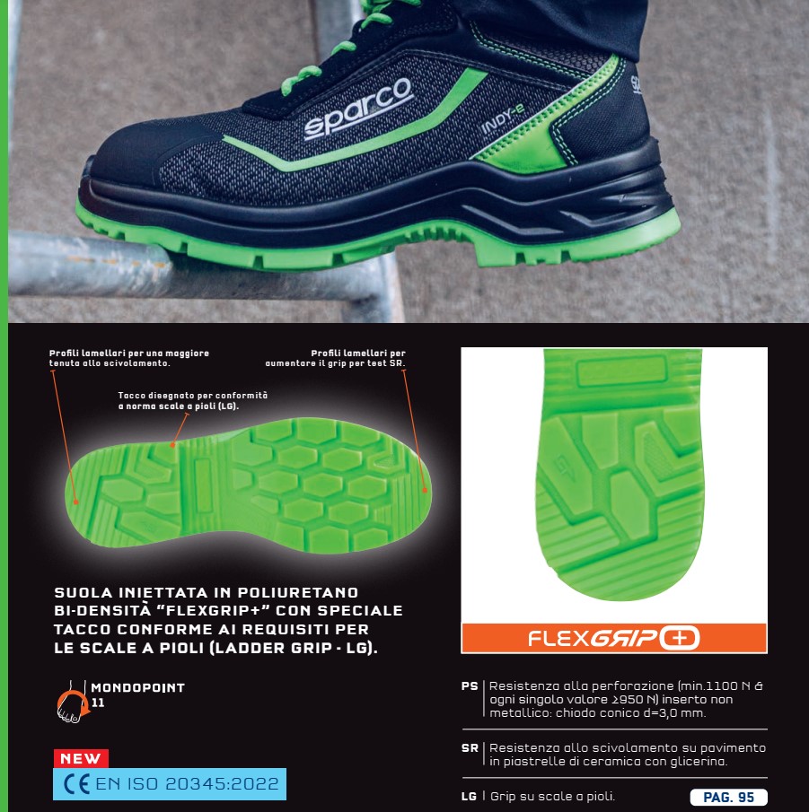 Scarpe antinfortunistiche Sparco INDY FORESTER 07540 NRVF S3 ESD