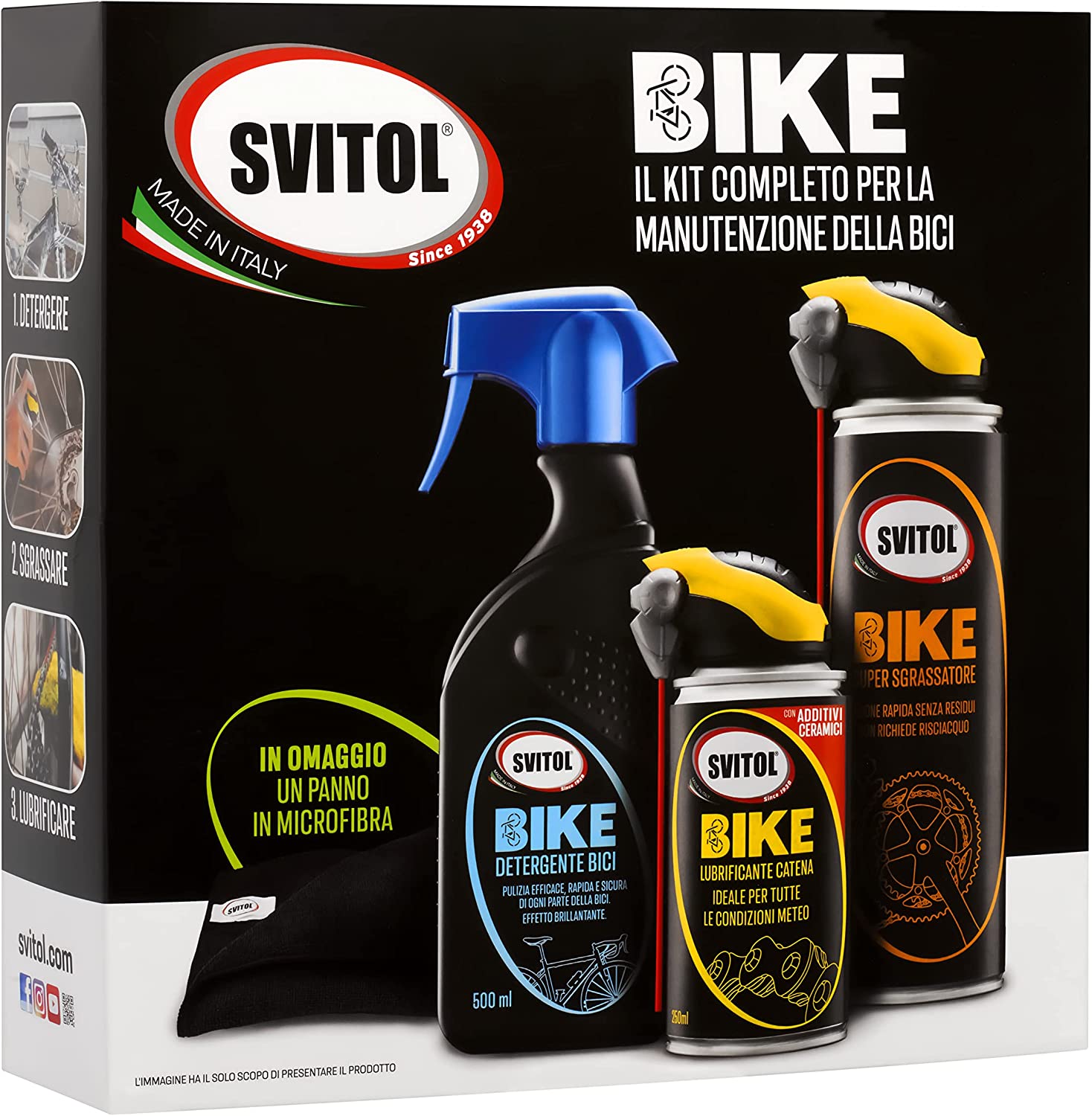 Svitol Bike DRY lubrificante per catena bicicletta Giro d'Italia 100ml -  Cod. 4369 - ToolShop Italia