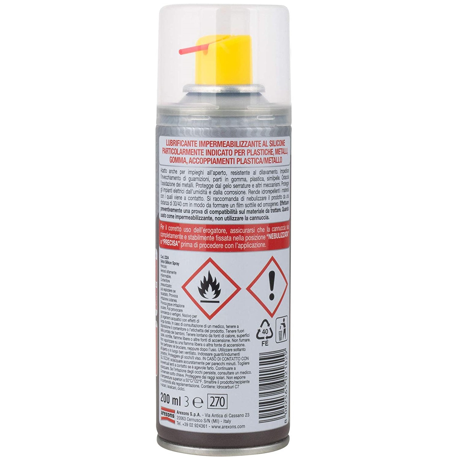 Spray Silicone Multiuso Antiadesivo Distaccante Lubrificante 400ml